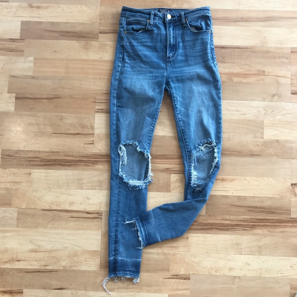 Abercrombie & Fitch High waisted skinny jeans